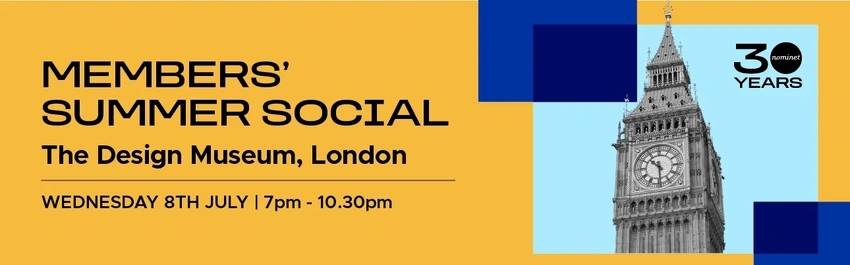 Nominet Members’ Summer Social 2026 - 8 July 2026 - Design Museum, London