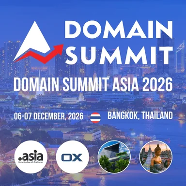 Domain Summit Asia 2026 | 6-7 Dec, 2026 | Bangkok, Thailand 🐉